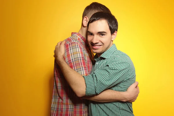 Happy gay couple — Stock Photo, Image