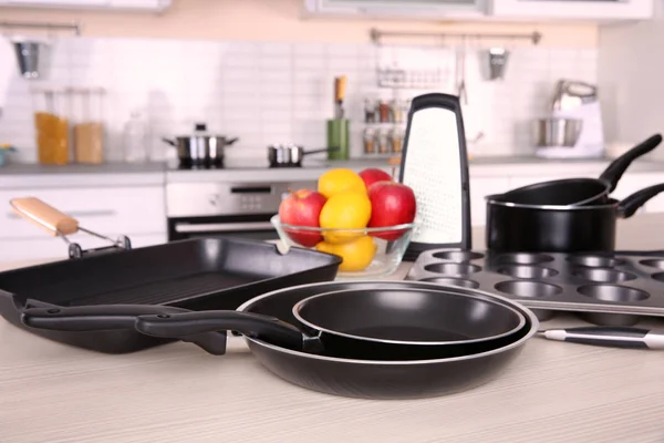 Utensílios de cozinha para aulas de cozinha — Fotografia de Stock