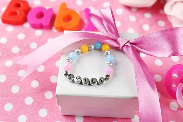 Bracelet with baby name