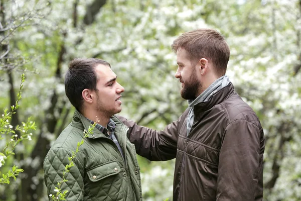 Romântico gay casal — Fotografia de Stock