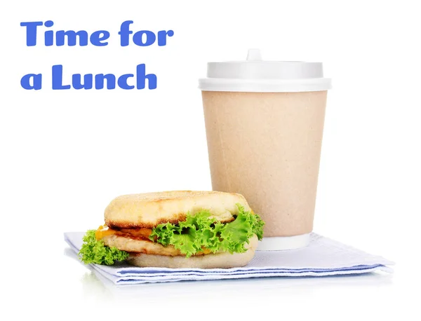 Text TIME FOR LUNCH — Stock Photo, Image