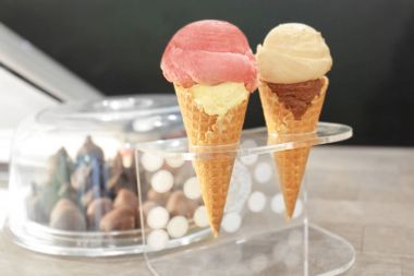 Gözleme külah dondurma ile 