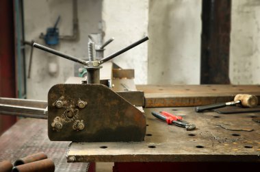 İşyeri Turner'ın metal işleme için