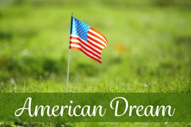 Amerikan rüyası ve ABD bayrağı 
