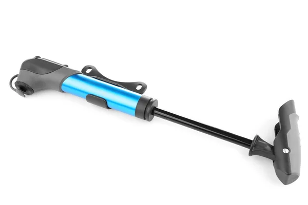 Bicycle pump on white — Stock Photo, Image