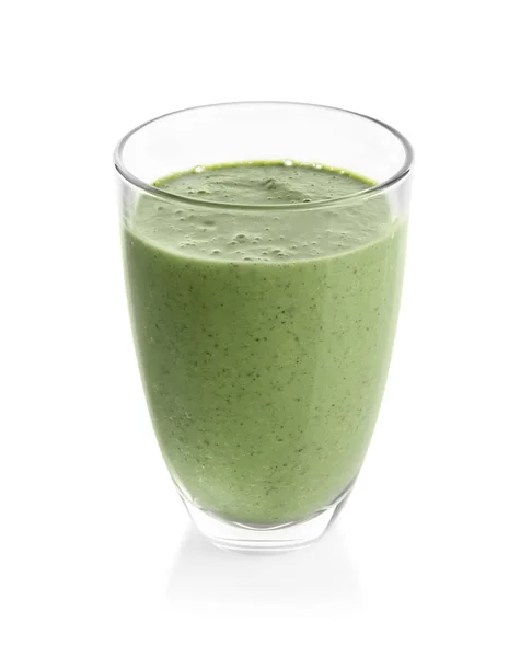 Glass of kiwi yogurt smoothie — Stock Photo, Image