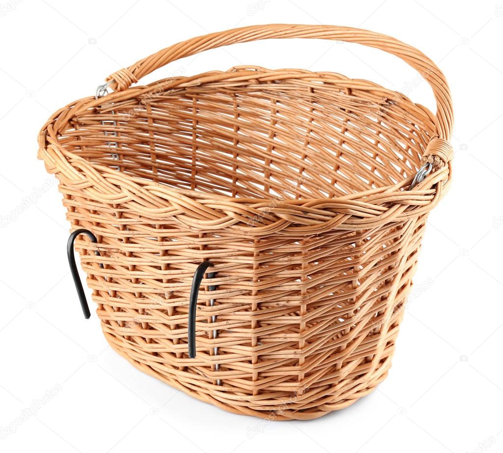 Bicycle wicker basket