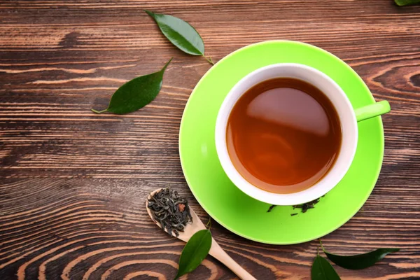 Cup of tea on background — Stock Photo, Image