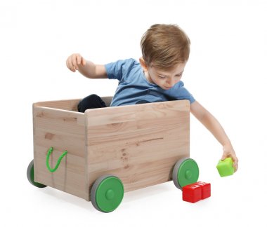 Şirin küçük çocuk.