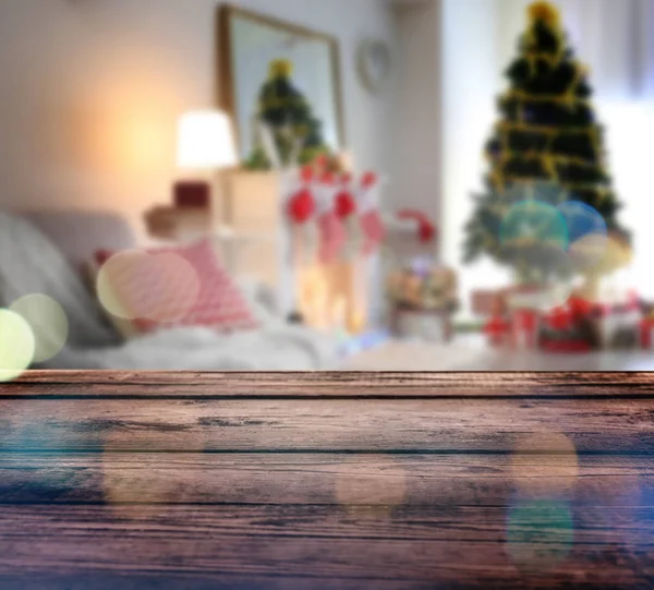 Quarto decorado para a celebração de Natal — Fotografia de Stock