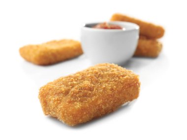 Peynirli çubuk ve ketçap sos 