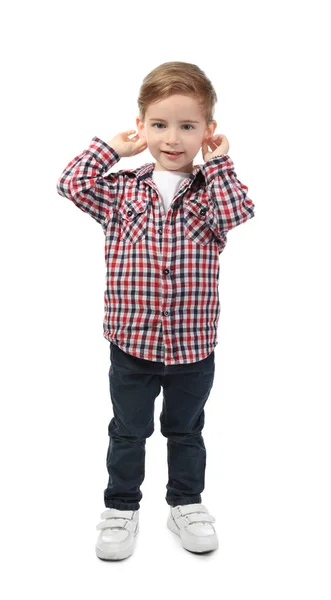 Pequeno menino bonito — Fotografia de Stock