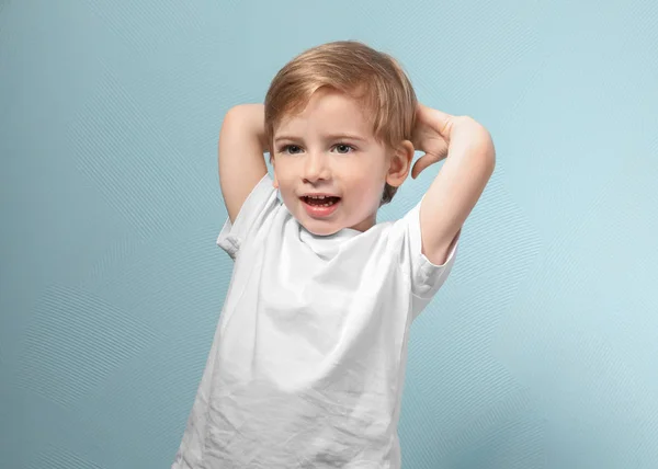 Schattig jongetje — Stockfoto