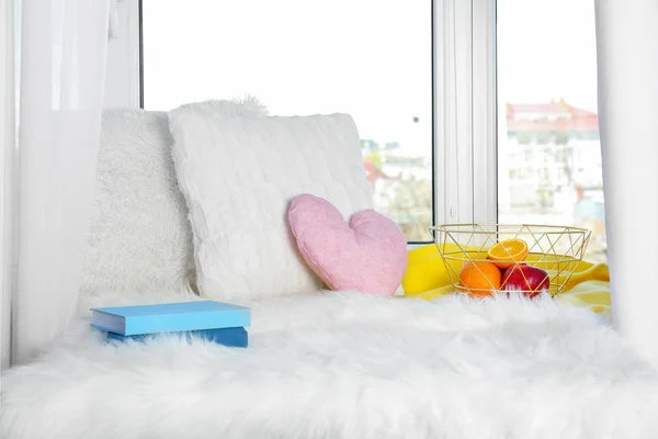 Almohadas y cuadros calientes — Foto de Stock