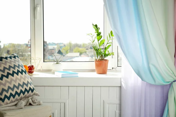 Cozy window sill — Stock Photo, Image