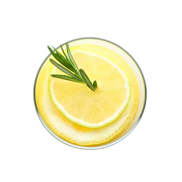 Leckere Limonade auf Weiß — Stockfoto