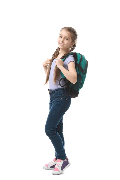 Menina engraçada bonito — Fotografia de Stock