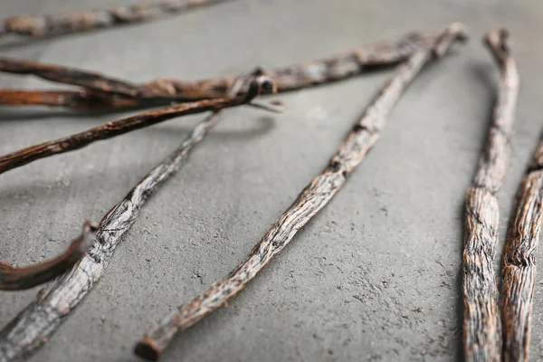 Kurutulmuş vanilya çubukları — Stok fotoğraf