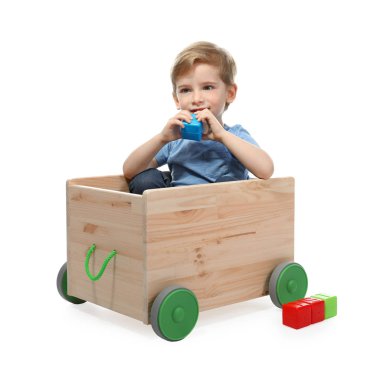 Şirin küçük çocuk.