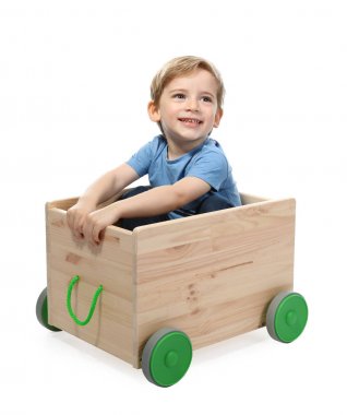 Şirin küçük çocuk.