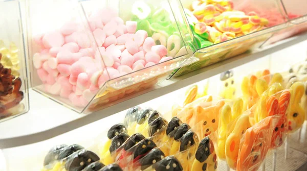 Colorful sweets in shop — Stock Photo, Image