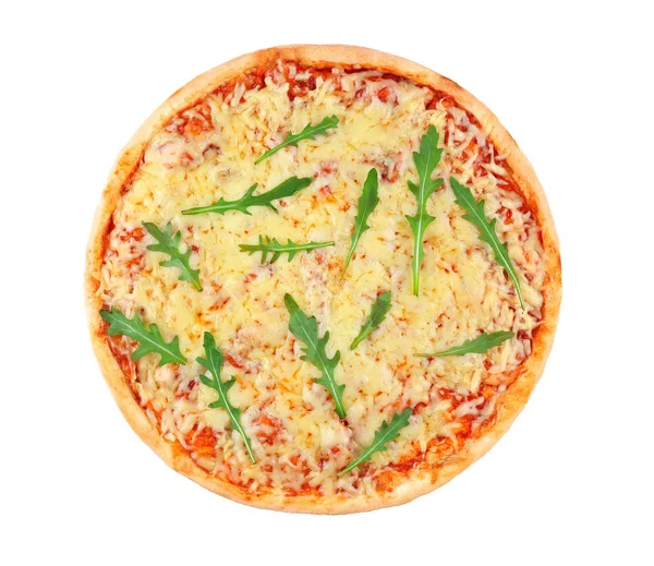 Leckere Pizza mit geschmolzenem Käse — Stockfoto