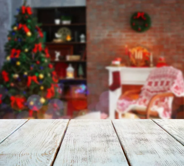 Decorated room for Christmas celebration — Stock Photo, Image