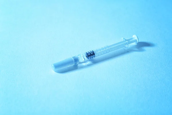 Medische spuit voor injectie — Stockfoto