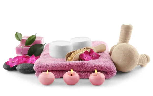 Composition with spa cosmetic — Stock Photo, Image