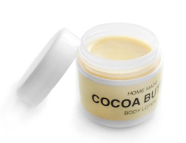 Kakao yağı losyon ile jar