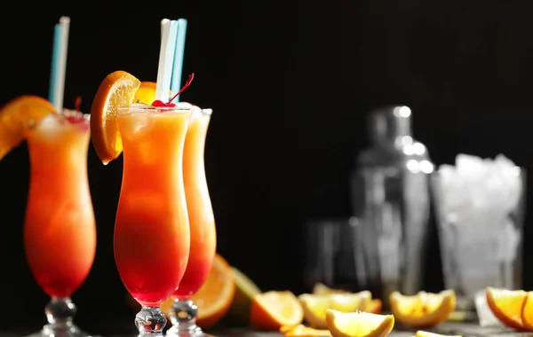 Tequila Sunrise cocktail — Stock Photo, Image