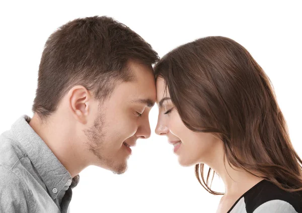 Bonito jovem casal — Fotografia de Stock