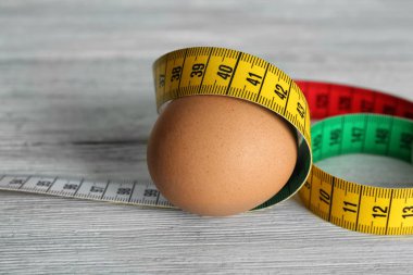 Teyp ölçme ile yumurta