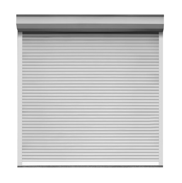 Window with roller shutters 