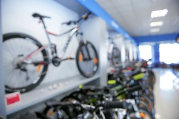 Вид на магазин велосипедов — стоковое фото
