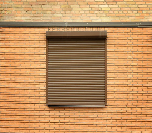 Window with roller blind — Stock Photo, Image