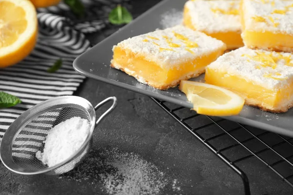 Lahodné citrón koláč — Stock fotografie