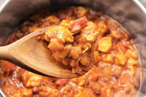 Köstliche Chili Truthahn — Stockfoto