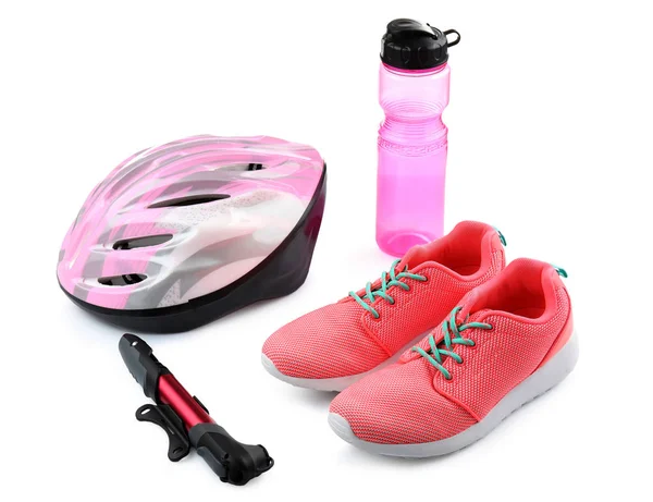 Set di accessori per biciclette — Foto Stock