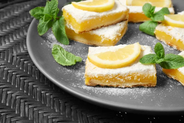 Overheerlijke citroen taart — Stockfoto