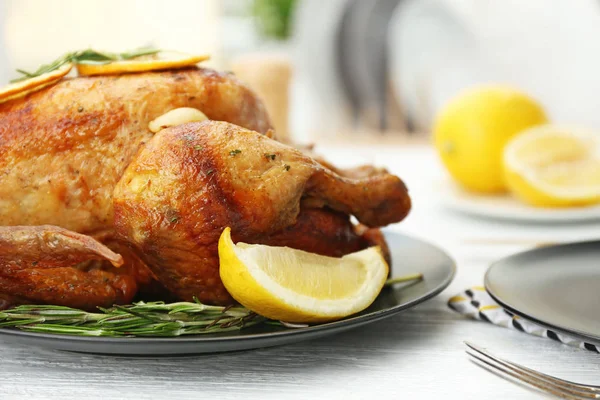 Pollo al forno fatto in casa — Foto Stock