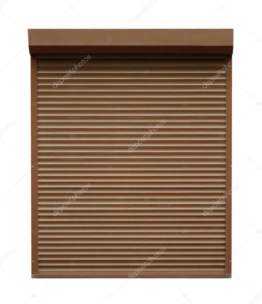 Window with roller shutters 