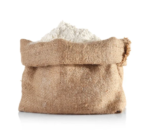 Buğday unu ile çanta — Stok fotoğraf