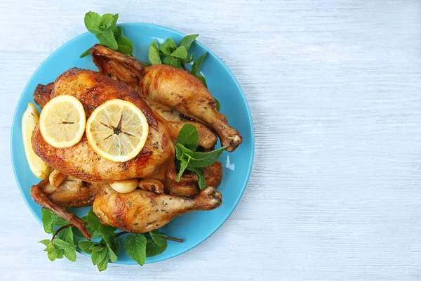 Pollo al forno fatto in casa — Foto Stock