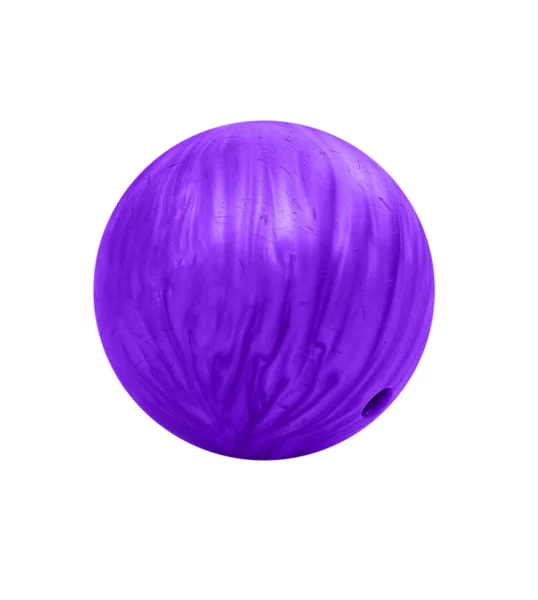 Boule de bowling violette — Photo