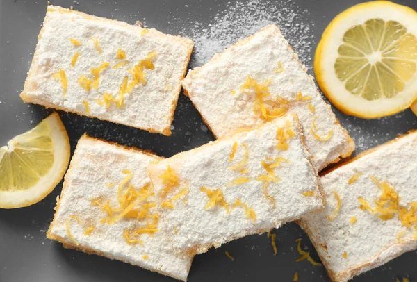 Delicioso pastel de limón — Foto de Stock