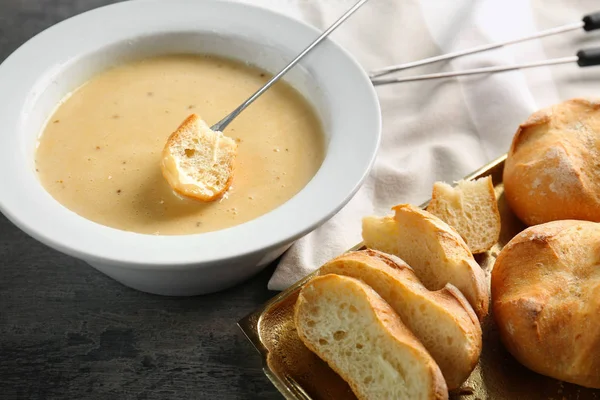 Lezat keju fondue — Stok Foto