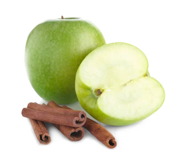 Taze elma ve tarçın — Stok fotoğraf