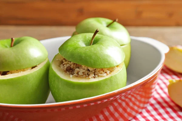 Manzanas rellenas frescas — Foto de Stock