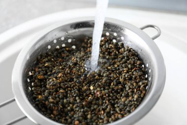 Ham mercimek dokunmayla yıkama 